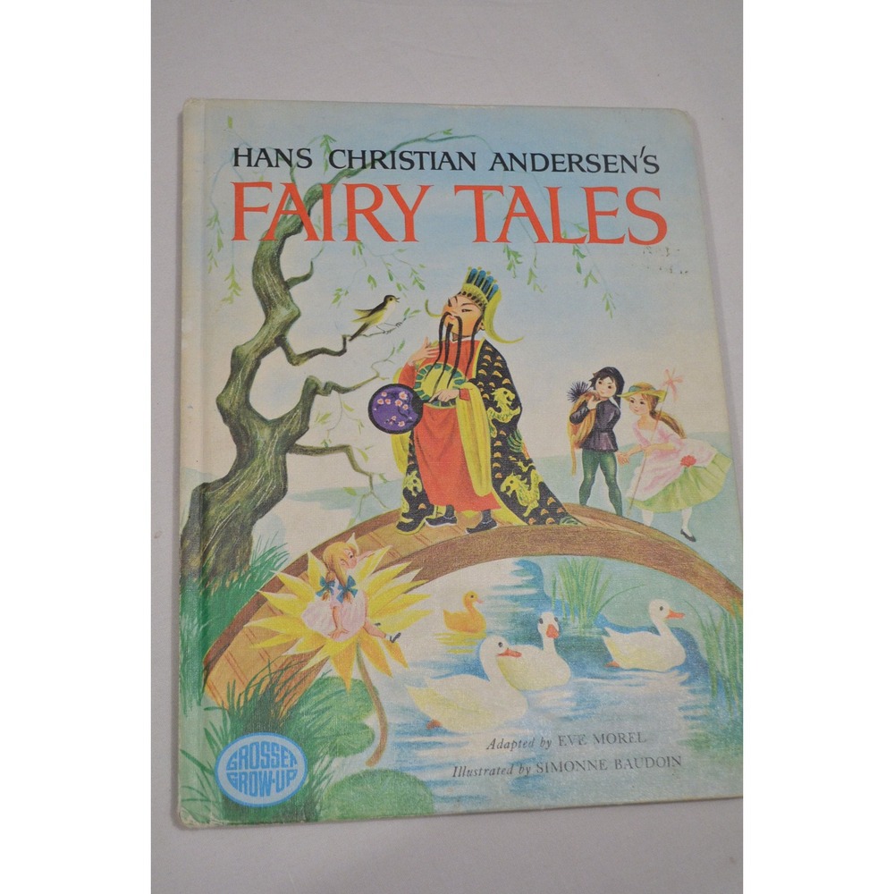 Hans Christian Andersen Fairy Tales 1976 Grosset‎ Grow-Up Vintage Book